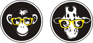 Brandzoo monkey and giraffe focusing on results driven website design for lead generation